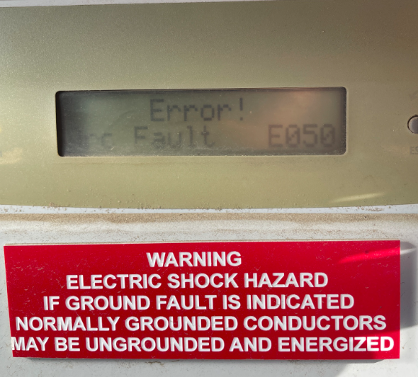 Error code message on your inverter? No need to worry, just call the Solar Service Professionals at (323)746-1143! WE FIX SOLAR!
