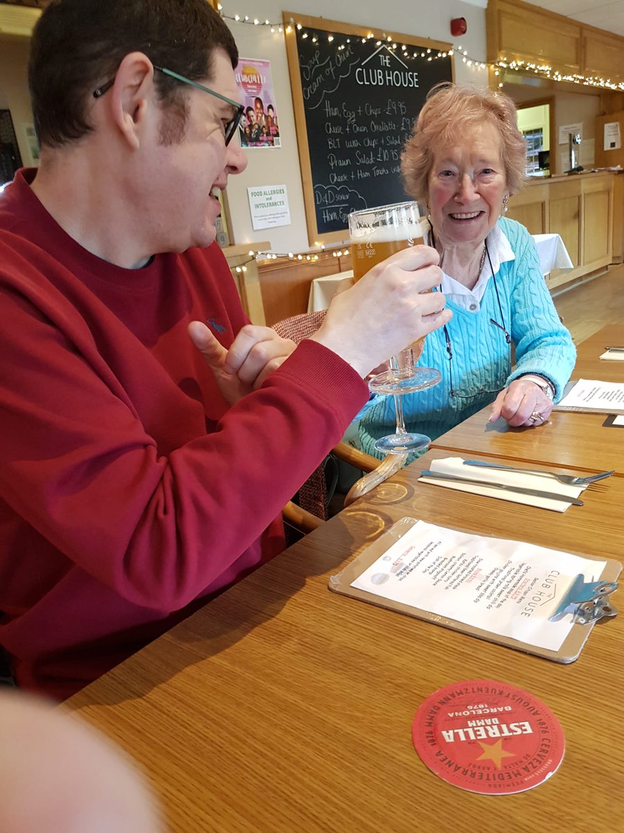 Stephen, one of our Lancashire-based supported living residents, recently celebrated his birthday! He enjoyed an delicious lunch at a local golf club with his family 🍾 Happy Birthday, Stephen! 🎉