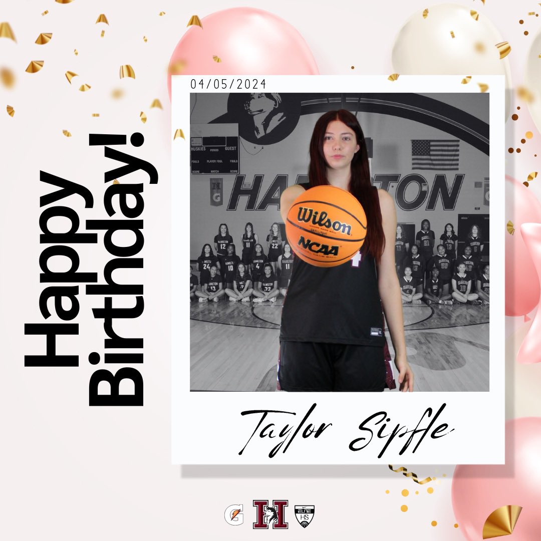 Happy Birthday Taylor Sipfle! Have an amazing day celebrating with family and friends!