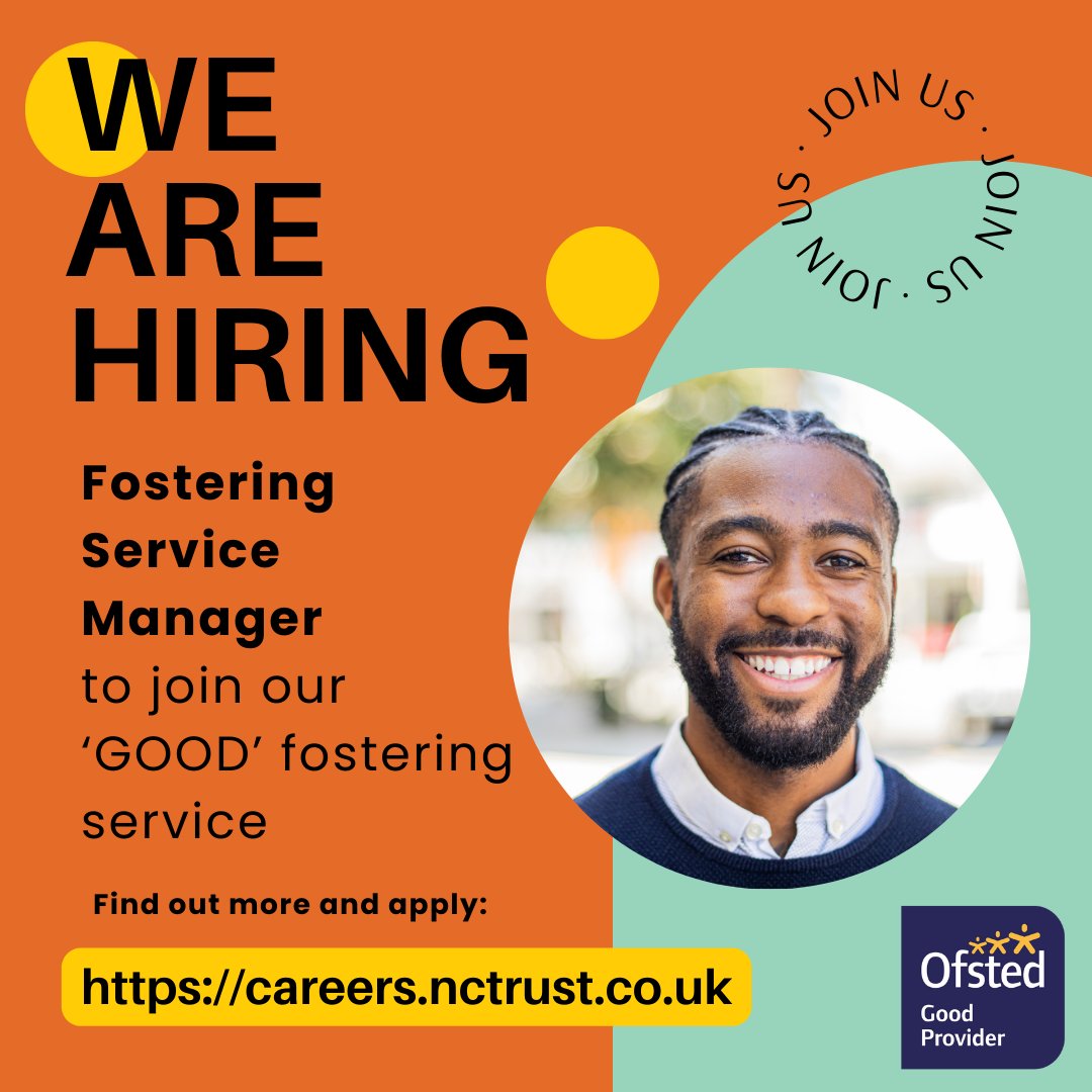 Are you an experienced service manager looking for your next exciting challenge? Then we have a great opportunity for you in our fostering service. Find out more and apply to join us: ow.ly/TWlP50R4BcS