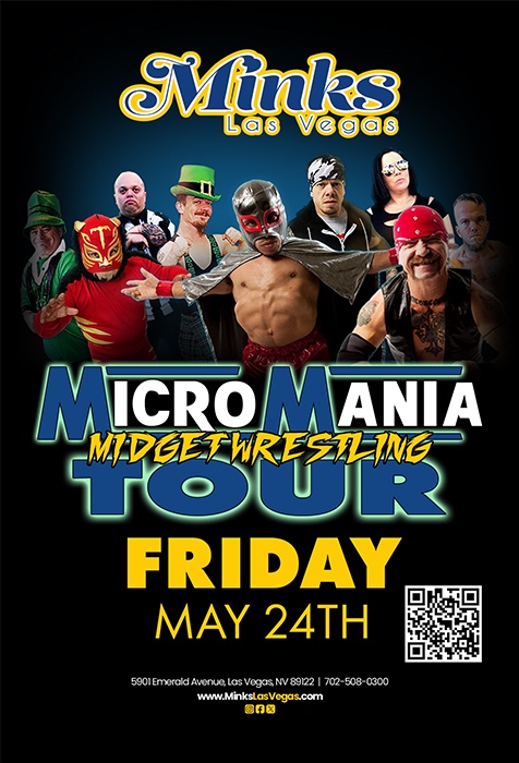 minkslasvegas's tweet photo. ARE YOU READY TO ROCK?
Back by popular demand - The Micro Mania Tour is coming to Minks on May 24! 🎸🎤 It's the BIGGEST LITTLE show in the USA! Reserve your table now! 🎟 #MicroManiaTour #BiggestLittleShow #MinksVegas 🤘 https://t.co/Zd98YHZDSI