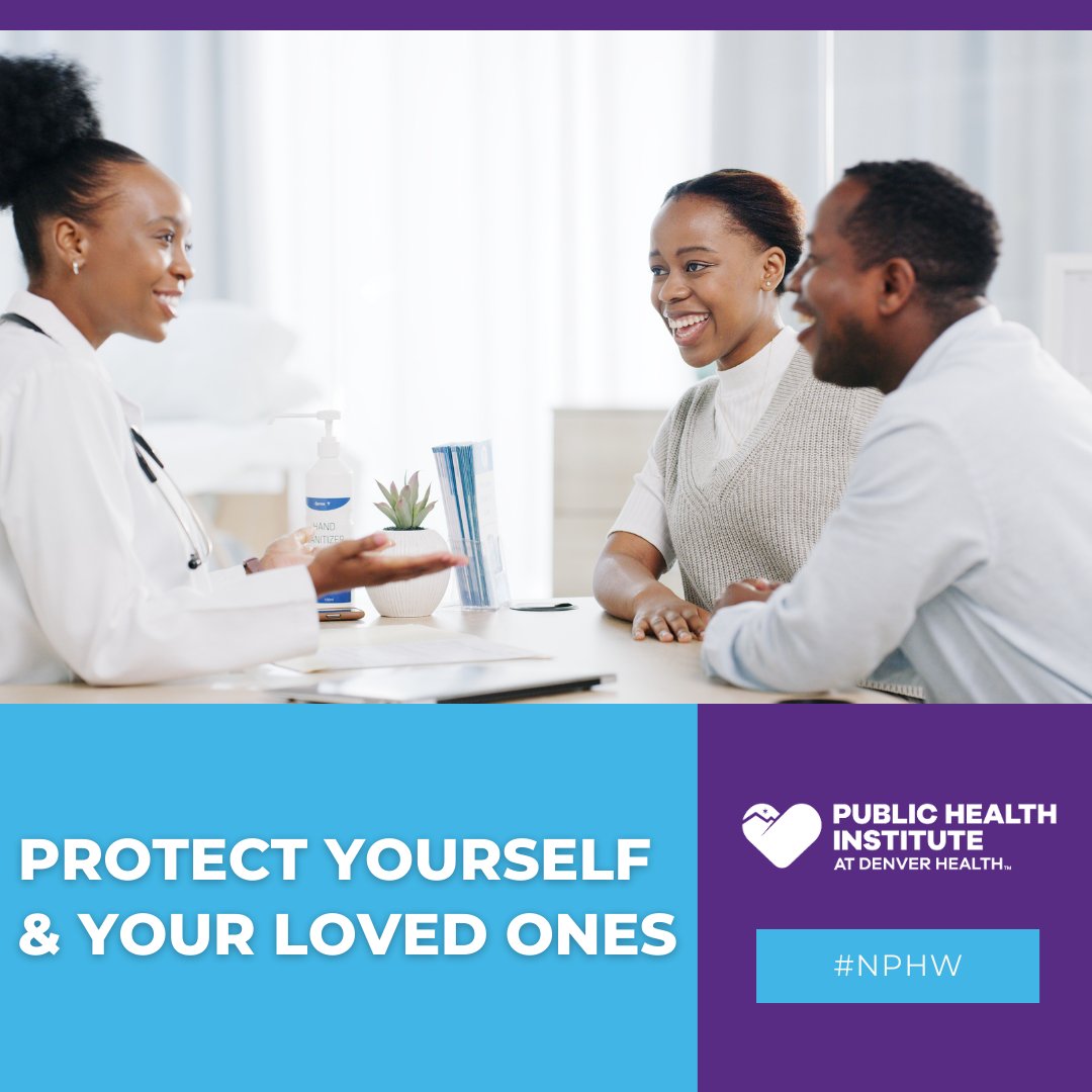 🫶It's important to get appropriate screening & practice safe sex to prevent the spread of STIs. Denver Health offers #ReproductiveandSexualHealth services through its family health centers, which participate in the Title X Family Planning Program ow.ly/TFIW50R3GZx 
#NPHW