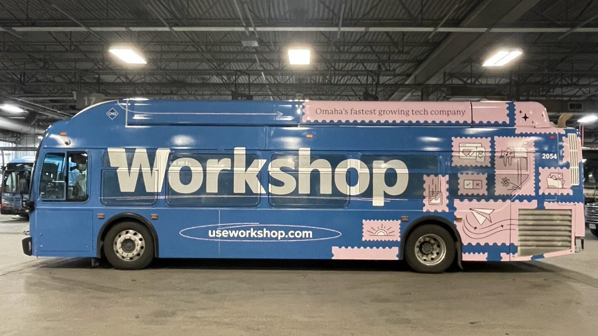 The <a href="/useworkshop/">Workshop</a>  bus is hitting the streets of Omaha starting this week! 🚌

If you happen to see it out and about, take a pic 📸 and send it to me and we'll buy you a cup of coffee ☕️ on Workshop!
