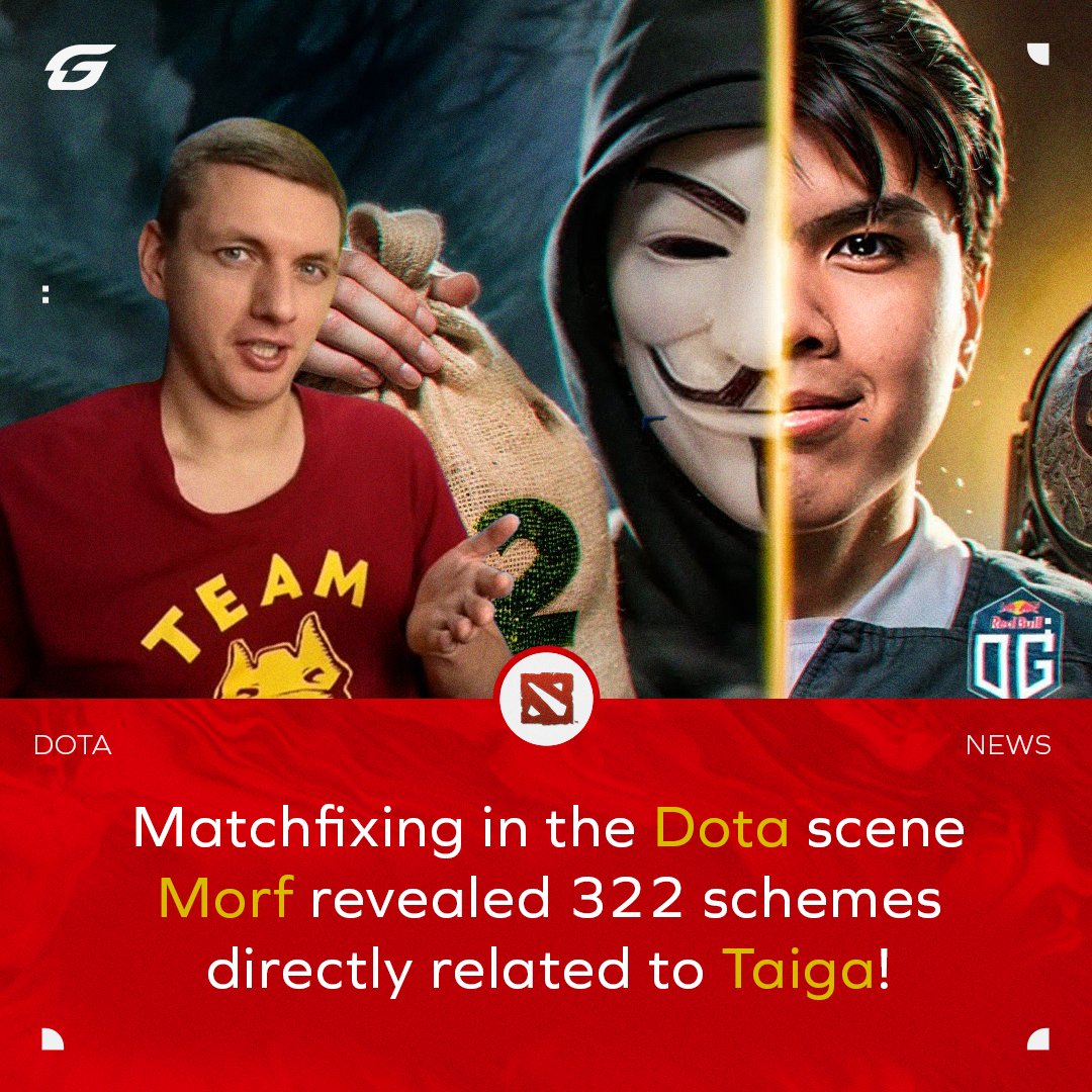 😢 @morfDesigner, who previously investigated a whole 322 mafia on the DPC from EEU region and accused 7 teams and more than 50 players, has revealed new information about #Taiga being involved in 322 during his time in #OG.

He claims with evidence that the player shared…