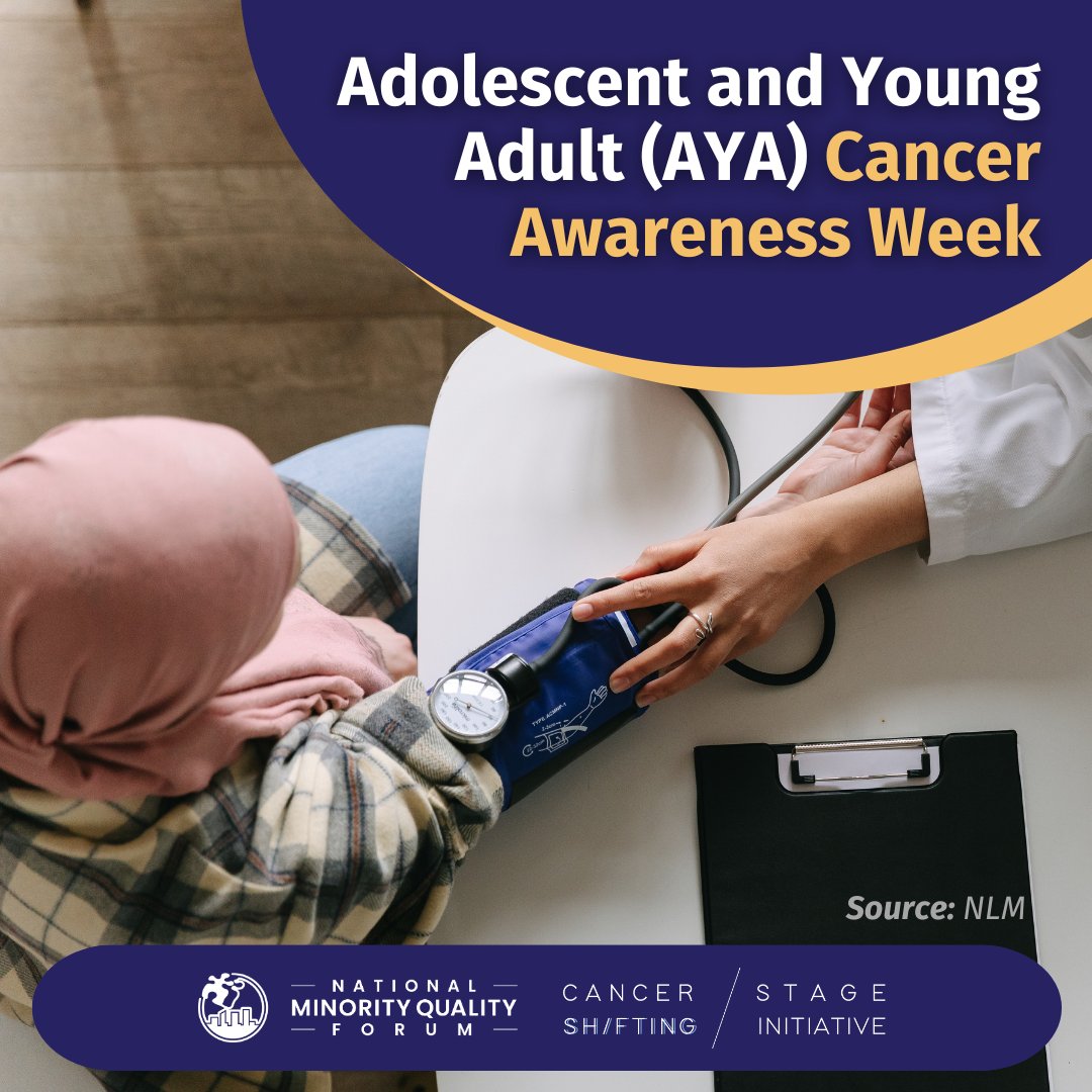 Our most underserved adolescents and young adults—those from racial and ethnic minority groups and those of lower socioeconomic status—remain more likely to relapse and die of cancer.

shiftcancer.org  

#BidenCancerMoonshot #NationalMinorityHealthMonth
#ShiftCancer