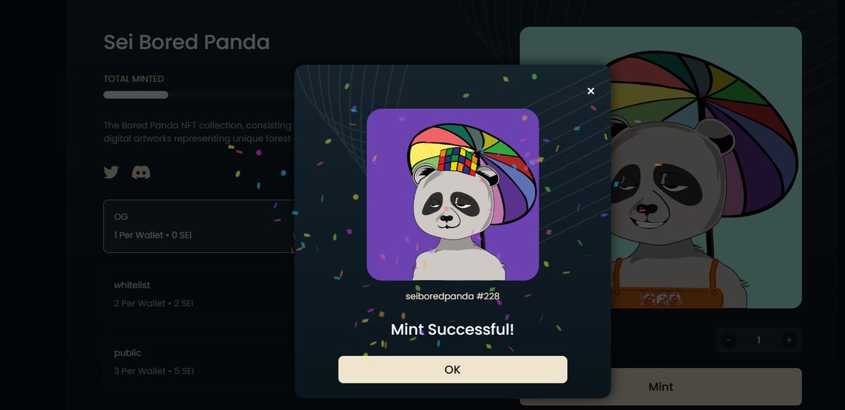 zdr008's tweet photo. I just minted @seiboredpanda I'm so bullish! https://t.co/097qHFRrSK