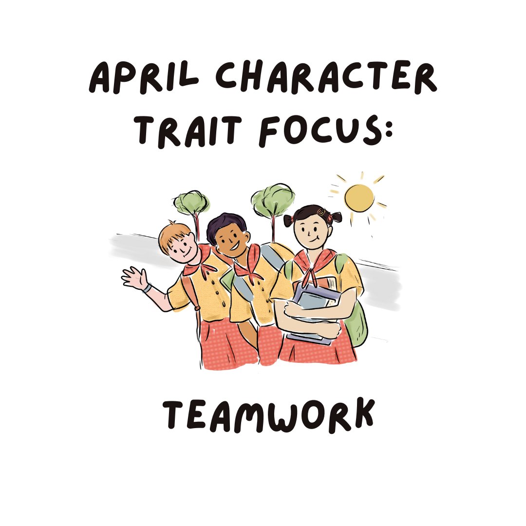 The character trait focus of April is teamwork!

#gochargers #community #togetherwearestronger #jeffersonpta

@EPS_JeffersonES @everettschools @EPS_Region2 @DrIanBSaltzman
@EverettPTSA