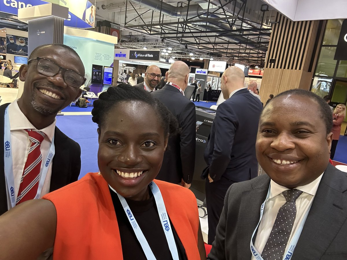 Great catching up with urological surgeons from Ghana at #EAU24. Love urology congresses for the networking opportunities. So great to learn about advances in urological care in Ghana. In awe of the breadth of skills and expertise these colleagues have.