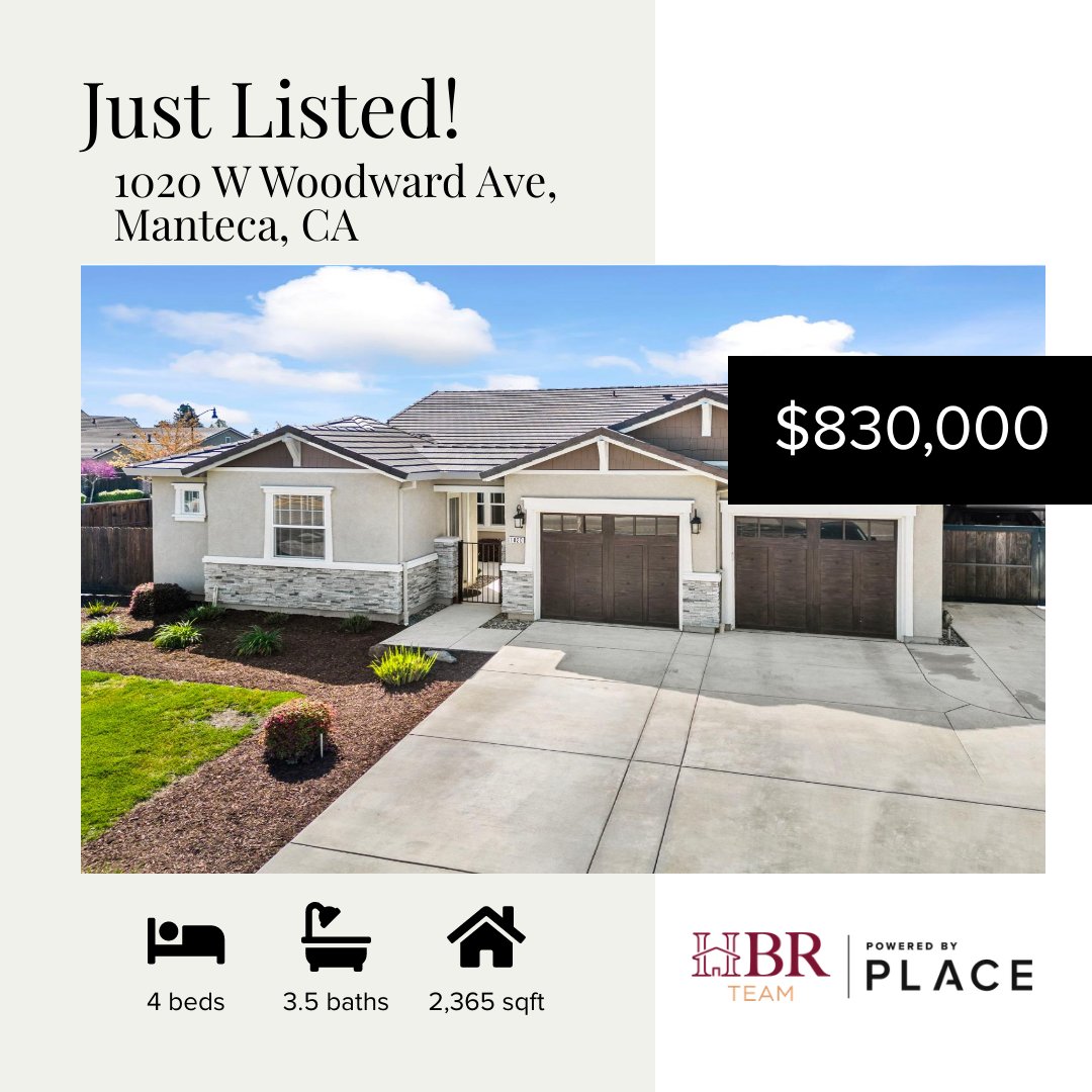 HBRTeam's tweet photo. JUST LISTED!

This property offers a blend of elegance, comfort, and modern amenities. 

Call us at 209-834-2682

3D Tour Link: https://t.co/8171Ksq8en https://t.co/pJ7bhtvUmi