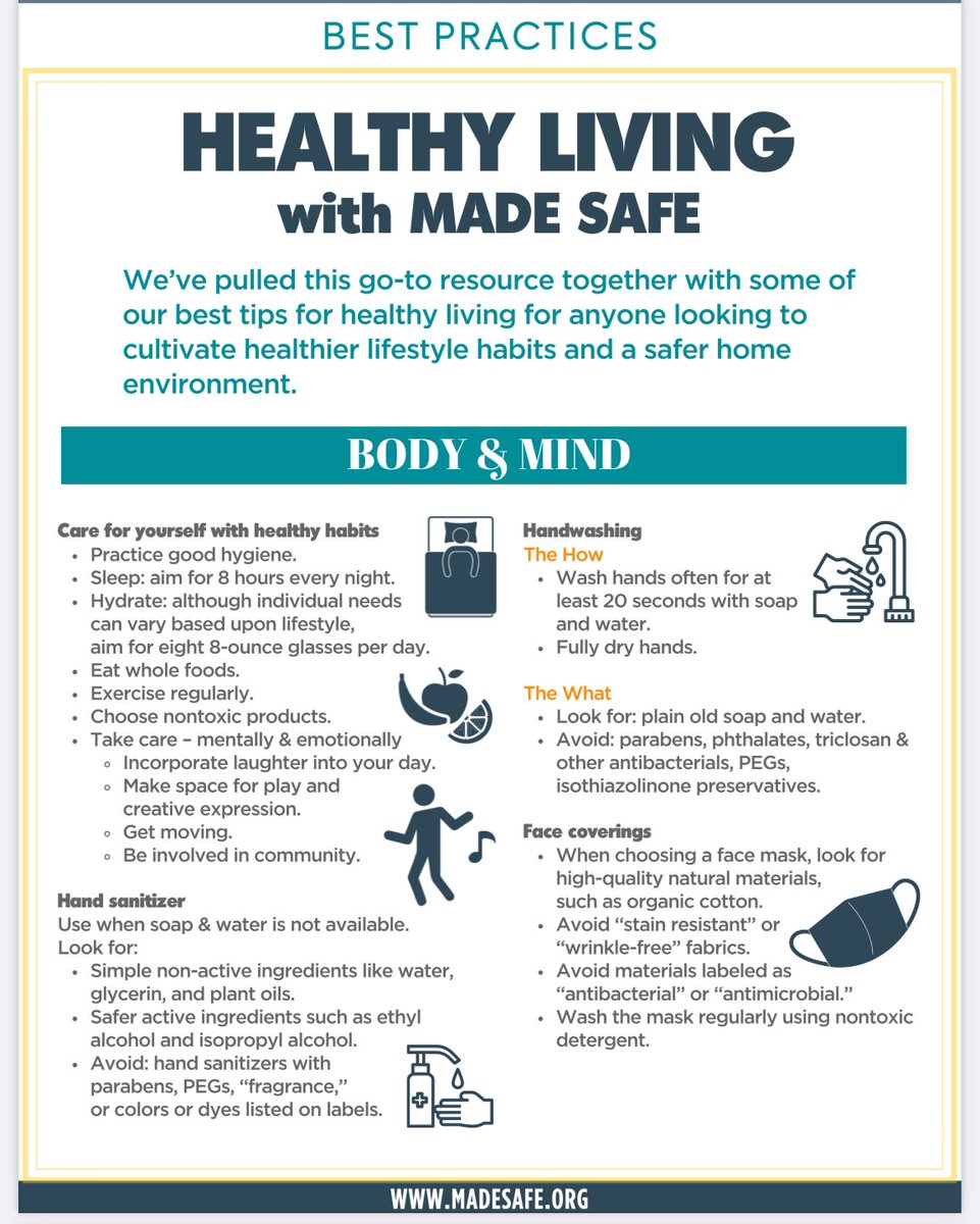 We’ve pulled this go-to resource together with some of our best tips for healthy living - madesafe.org/blogs/viewpoin… #healthyliving #madesafe