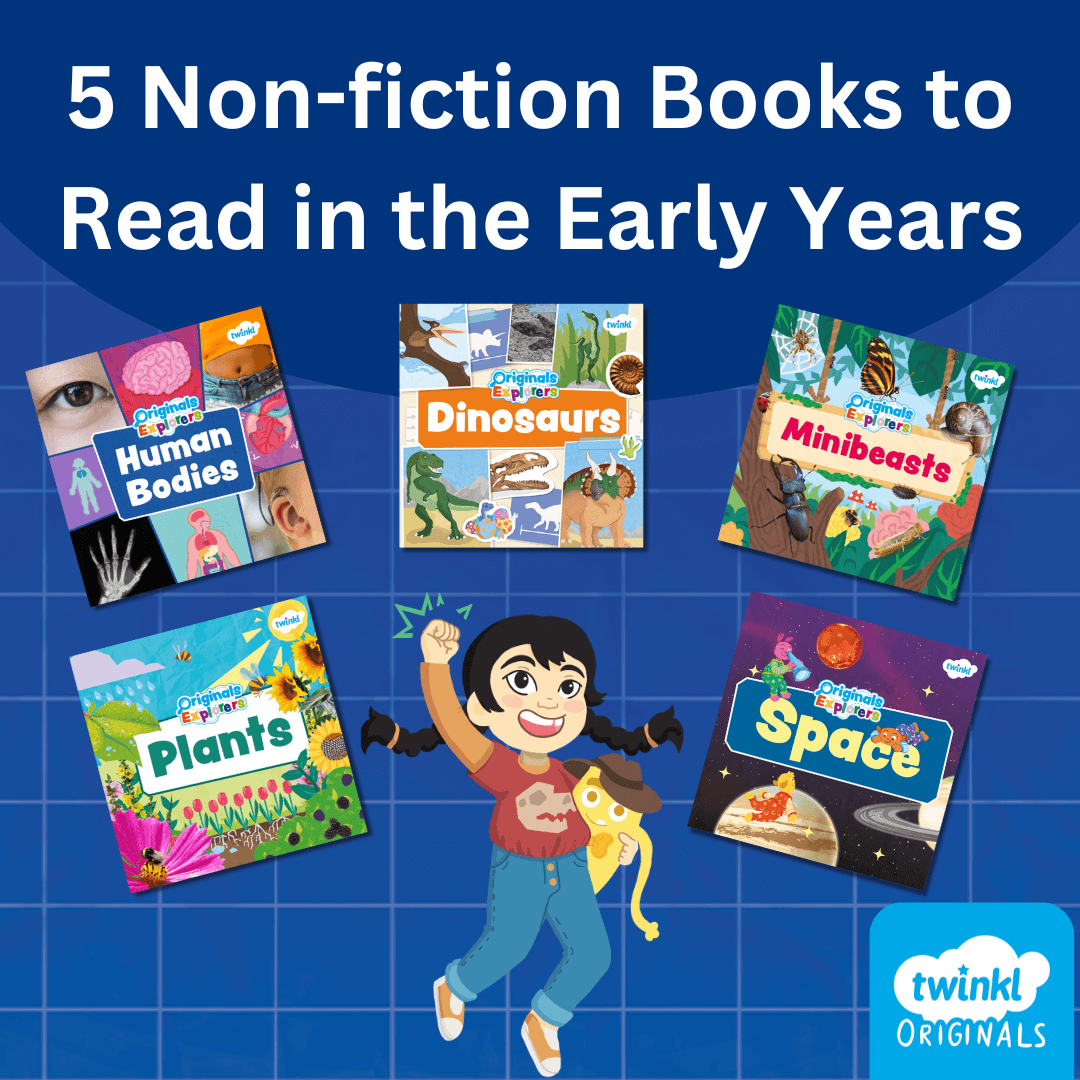 TwinklSubjLeads's tweet photo. 📚Introduce young children to the features of non-fiction texts with our age-appropriate information books. ‘Originals Explorers’ non-fiction books are written &amp; designed for adults to read aloud to young learners.
Discover more here https://t.co/nK2cy7bTKC
#reading #readinglead https://t.co/X9WAqSVEHN