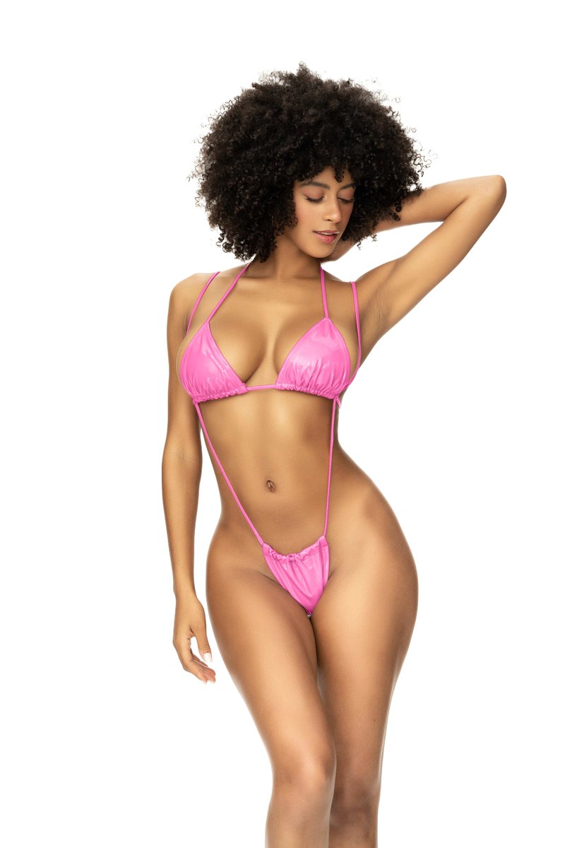 sohotswimwear's tweet image. 💥 Gloss Pink Triangle Top &amp;amp; Suspender Sling Shot Thong Bikini Swimsuit Swimwear 💥
Shop Now: ➤ bit.ly/3xvdsVU
#modelscout #modelagency