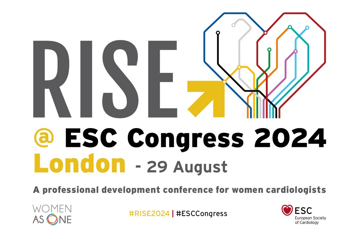 ✨ 𝗥𝗲𝗴𝗶𝘀𝘁𝗿𝗮𝘁𝗶𝗼𝗻 𝗶𝘀 𝗻𝗼𝘄 𝗢𝗣𝗘𝗡! ✨ Join us & @escardio for RISE @ ESC Congress 2024 and ascend the leadership pathway through specific, personalized skills development. Register here: rise.womenasone.org #RISE2024 #ESCCongress #WIC #CardioTwitter