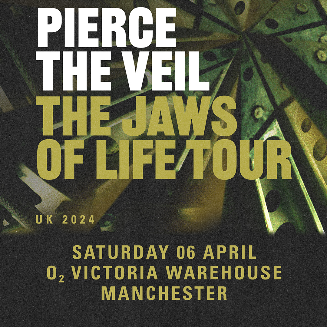 Can't wait to see @piercetheveil tonight supporting their new album 'The Jaws of Life.' 🦈 Support from @dayseeker and @HoldingAbsence. Doors at 6pm. Our usual security measures are in place - no bags bigger than A4 - please check our pinned tweet for details 🙏