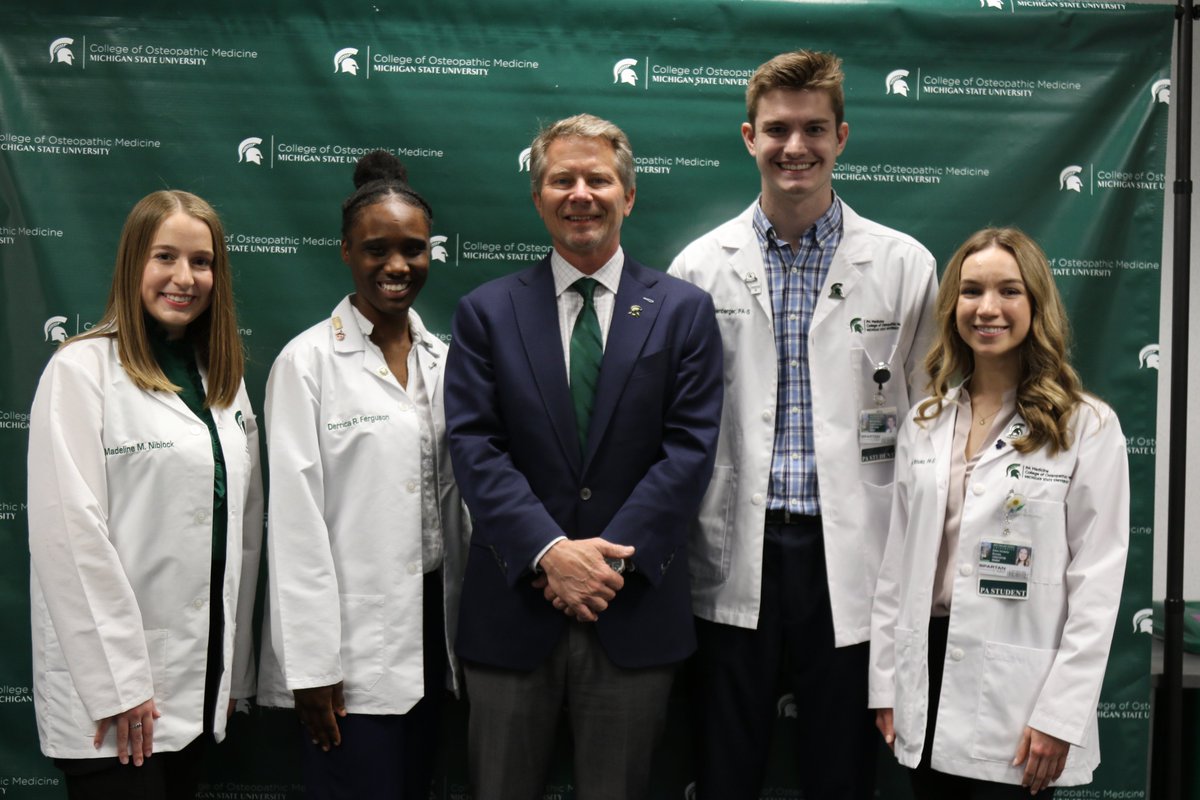 Great week of listening and learning tour visits with @MSUBroadCollege, @MSUComArtSci, @MusicMSU and @MSU_Osteopathic!