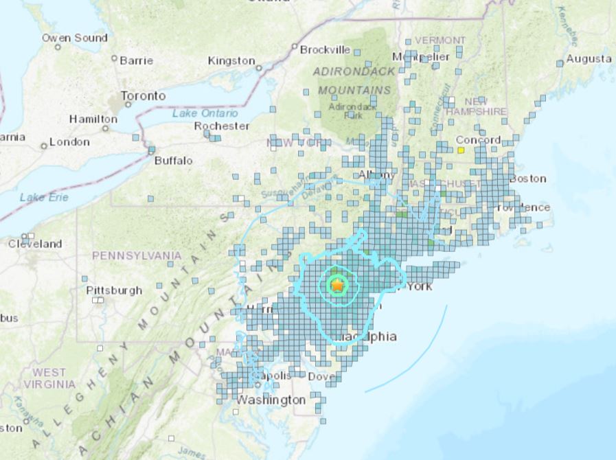 We're hearing reports that people felt the #earthquake around the North Country, from Glens Falls over to Watertown, up to Keene Valley, Loon Lake, Saranac Lake (💁‍♀️) and Edwards, NY. northcountrypublicradio.org/news/story/496…