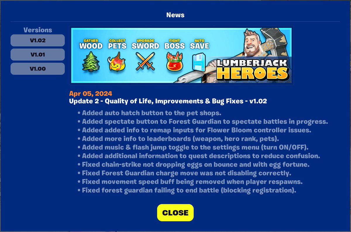 Lumberjack Heroes - Update v1.02 Released!
fortnite.com/@itsjacky/7154…