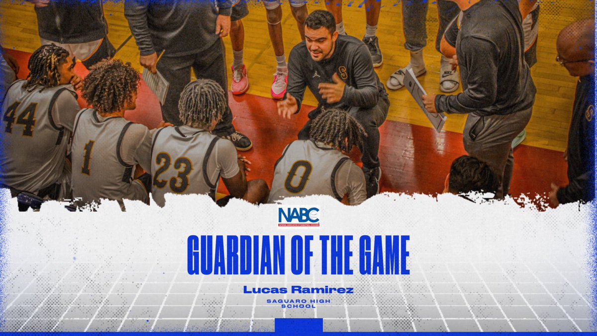 This morning @CoachLRamirez is being presented by @NABC1927 the Guardian of the Game Award for Inclusion.