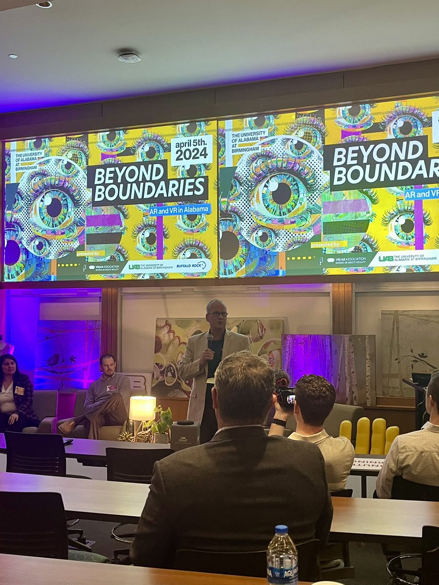 Erin Blanchard (@erinb_sim) on Twitter photo Kicking off the <a href="/thevrara/">VR/AR Association (VRARA)</a> Beyond Boundaries Symposium! Come see <a href="/michelleSBB/">Michelle Brown</a> and me present at 1:20 on stress inoculation through VR. Kicking off the <a href="/thevrara/">VR/AR Association (VRARA)</a> Beyond Boundaries Symposium! Come see <a href="/michelleSBB/">Michelle Brown</a> and me present at 1:20 on stress inoculation through VR.