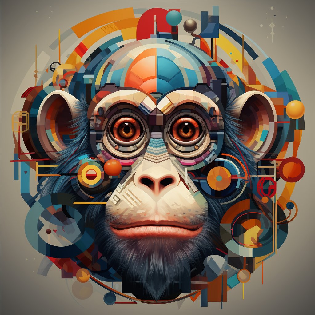 one_image_a_day's tweet image. That Monkey
#creativity #inspiration #ai #aiart