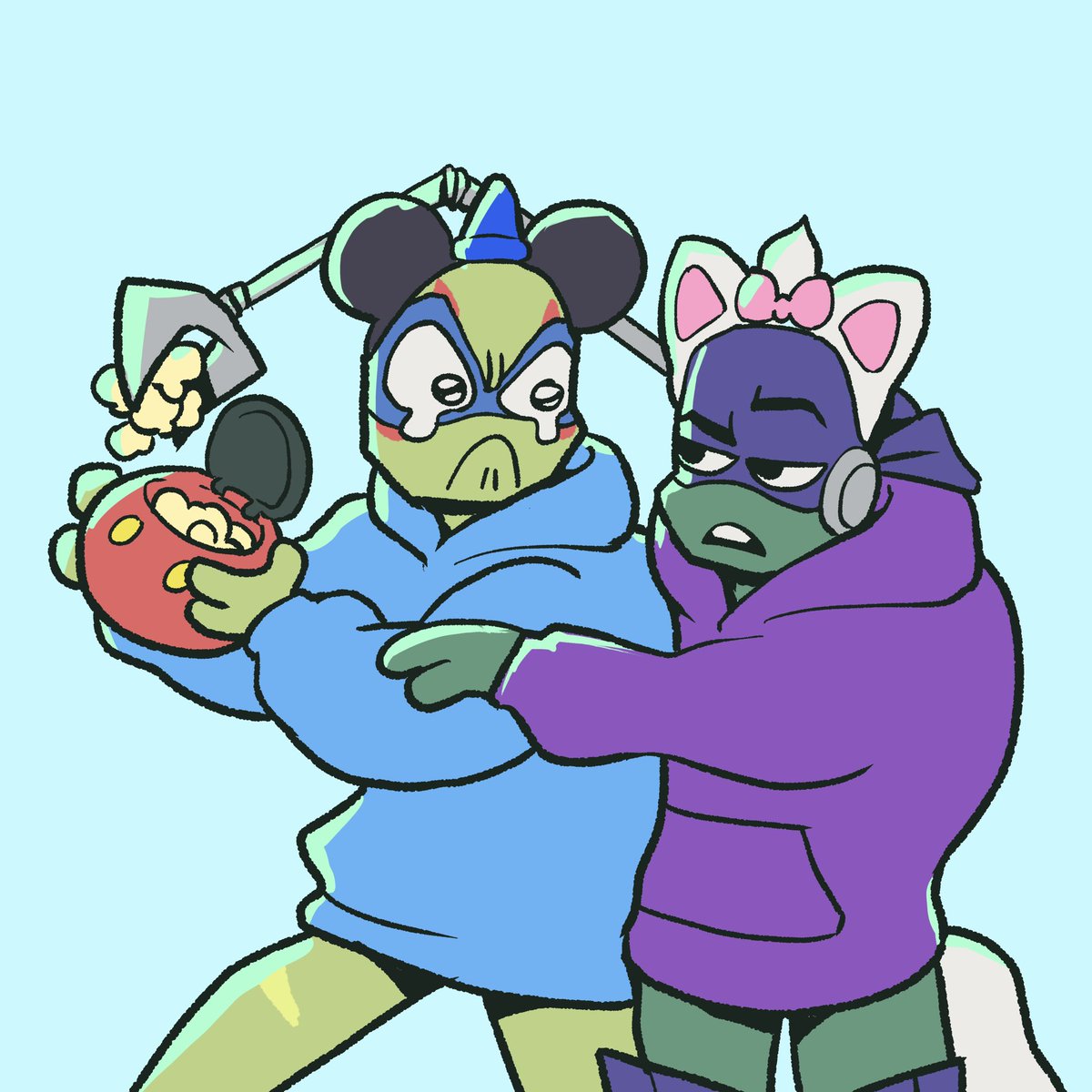 俺のポップコーンとらないで！！