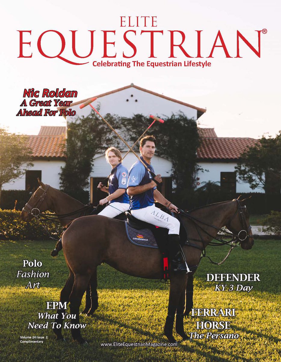 Elite Equestrian magazine is the #1 equestrian lifestyle magazine in America! Found coast to coast at upper level events, venues and quality tack stores. Read any issue for free on our website: EliteEquestrianMagazine.com