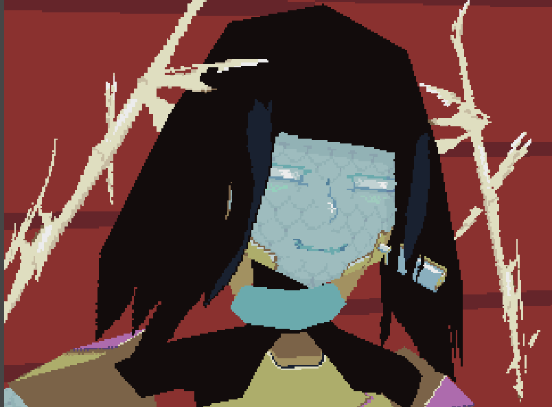 HeartLychee's tweet photo. Her name is Izule and she loves to take things that do not belong to her (the fish at the the stalls in the fish market are not safe.) #LowPoly #3dmodeling #3DModel  #oc https://t.co/tOI6hm0fud