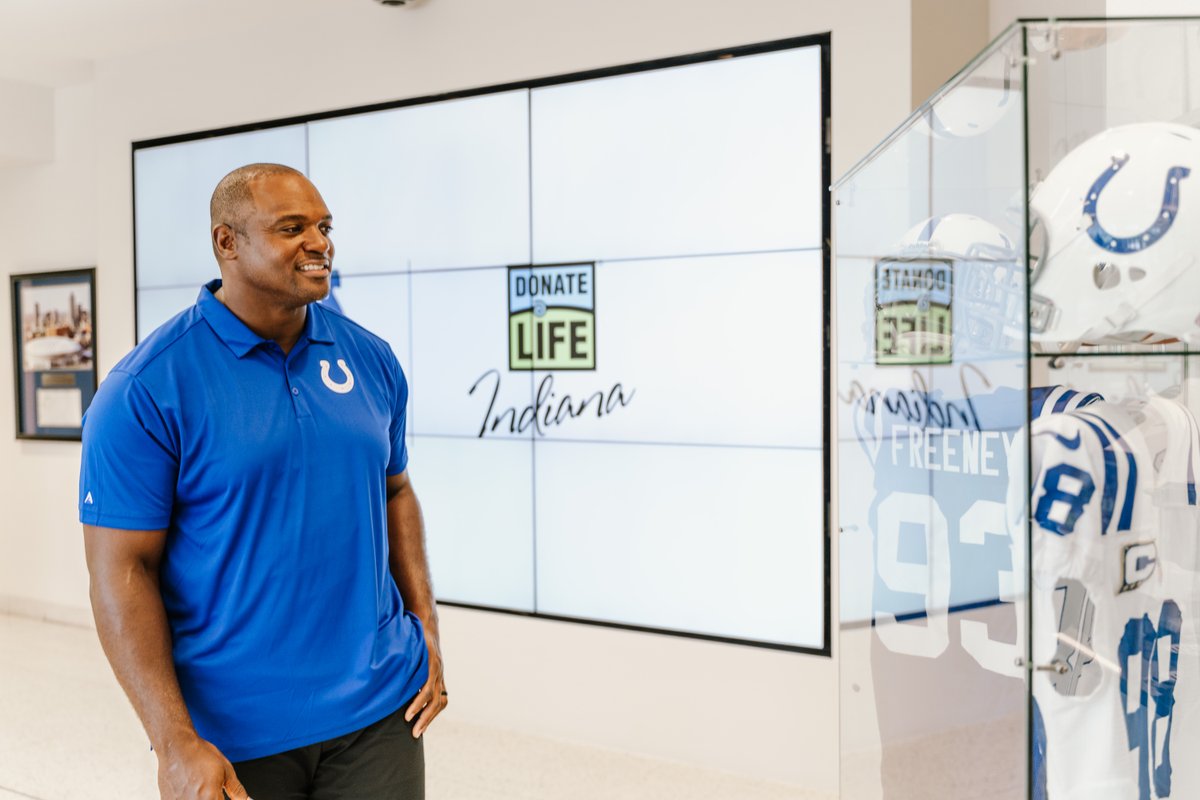 Dwight Freeney left a legacy in Indianapolis for his dedication to the game. He has decided to continue his legacy by signing up as an organ and tissue donor. Join Dwight. Leave a legacy! Sign up today using this link:  donatelifeindiana.org/dwight/.