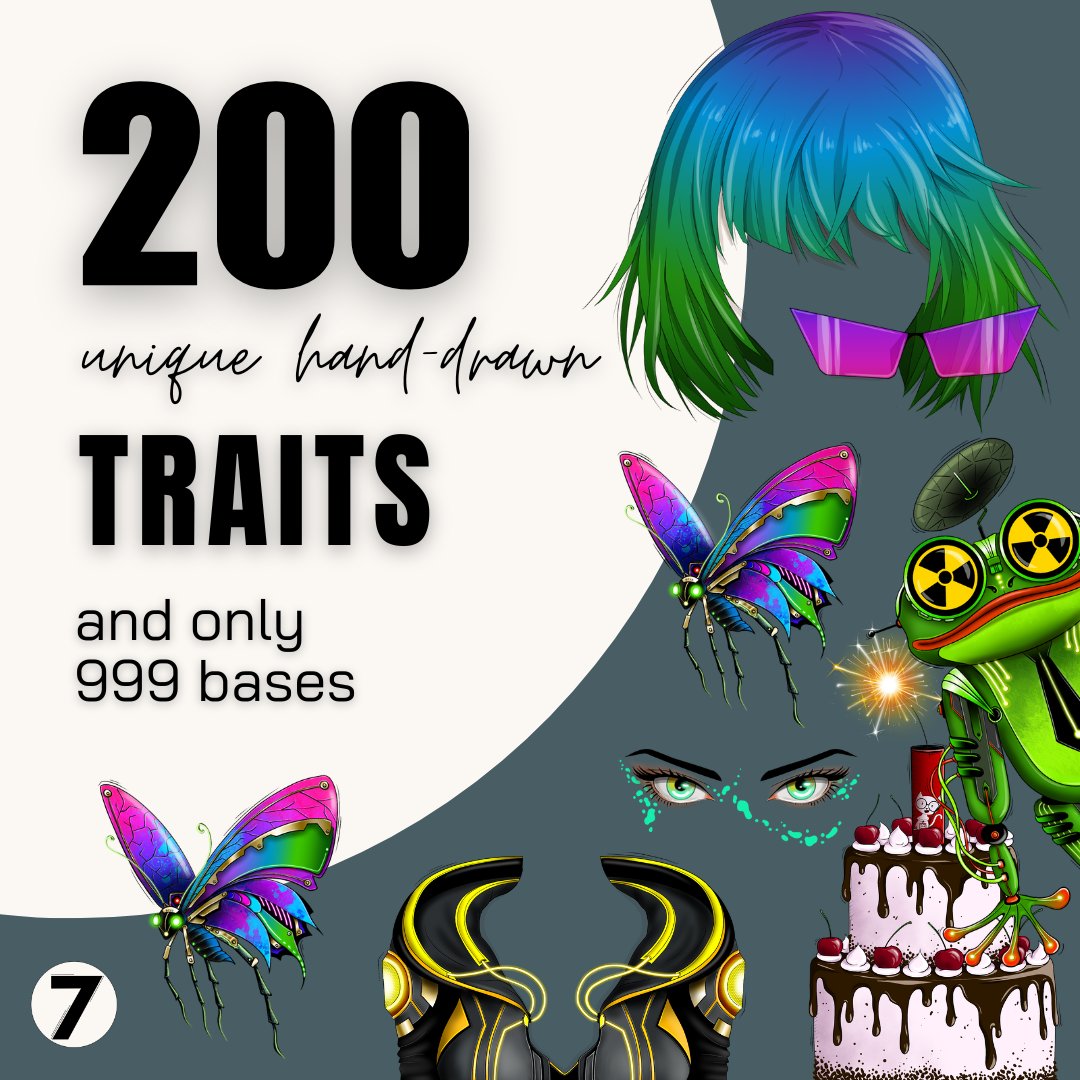 🎨 Unleash your imagination and transform your @Project_R4V3N NFTs into one-of-a-kind creations. With 200 traits and a custom trait swapper, the possibilities are endless! Show me your best R4V3Ns 🥇 #AlgorandNFTs #algofam #Algorand