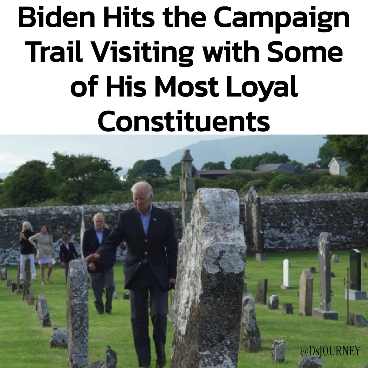 Wonder how often Biden will be allowed outside of basement for this election.