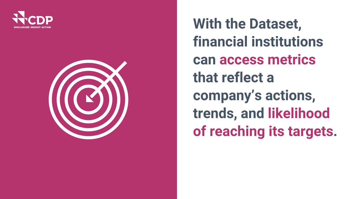 Financial institutions play a vital role in tackling climate change, but they rely on corporate climate progress. CDP’s Net Zero Alignment Dataset helps FIs identify companies with credible 1.5 targets and plans, and engage those without. Learn more: bit.ly/3RQFCkT