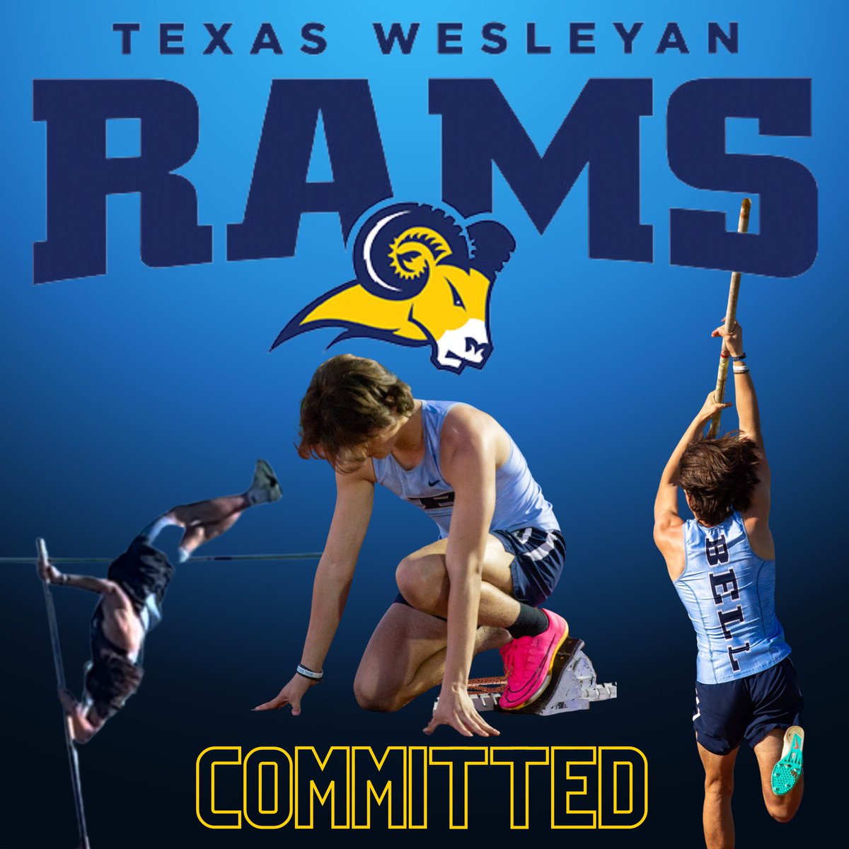 I am blessed to announce I will be running track and field at Texas Wesleyan 🐏🐏
#AGTG
