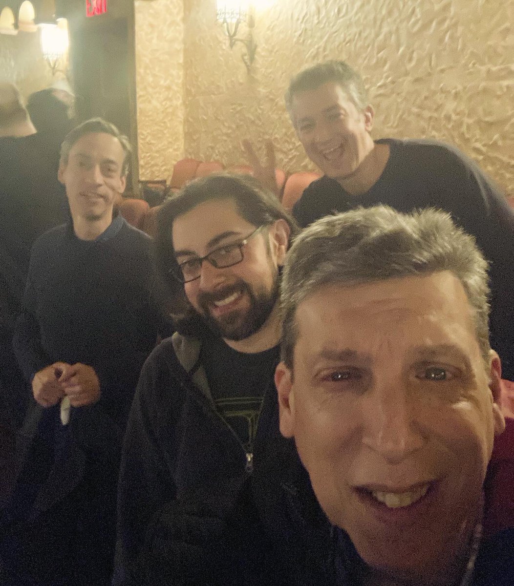NYCDadsGroup's tweet photo. Dad’s Night Out! Last night, ten dads met up for a Night Out with Tony Hawk and Rodney Mullen: Darkslides &amp; Secret Tapes at @BeaconTheatre. The rad, skateboarding legends had Awesome discussion + Q&amp;A! #citydads #hosted #tonyhawk #darkslides #rodneymullen #beacontheatre https://t.co/g9QrVtnpmz
