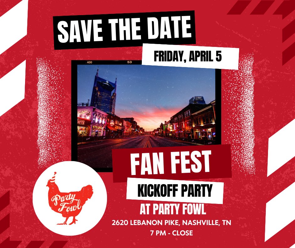 @PLinUSA See you tonight at @PartyFowlNash Donelson with @LFC_Nashville 🤠