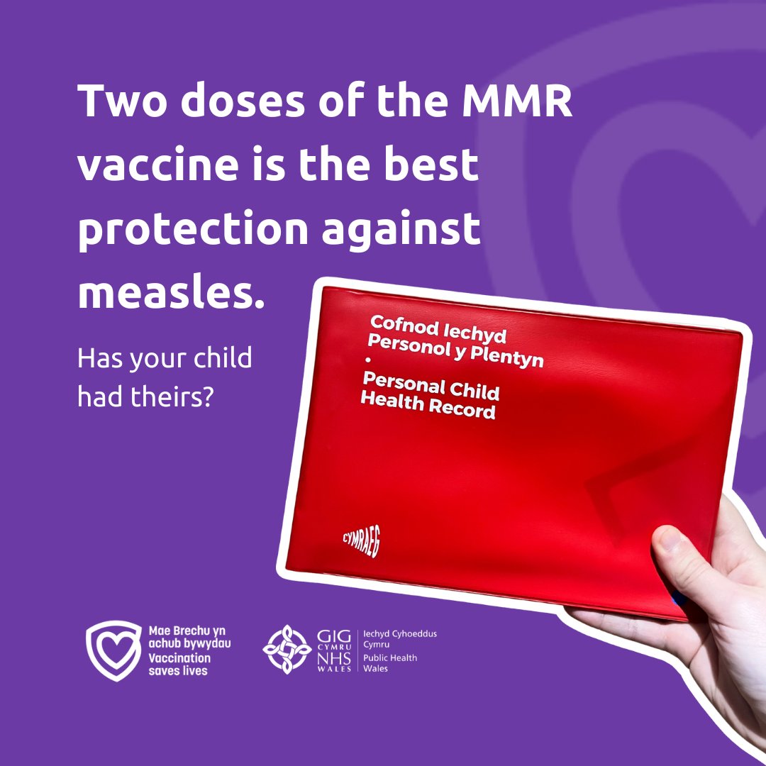 If you have a child of school age (primary or secondary), please to ensure that they are up-to-date with their MMR vaccines. If any doses have been missed please make an appointment with the practice nurse at the GP surgery to catch-up.