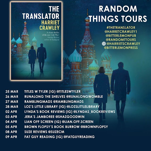 Welcome to my stop on the @RandomTTours #BlogTour to celebrate the paperback release of the brilliant espionage thriller #TheTranslator by @harrietcrawley1 Out now from one of my favourite indies @bitterlemonpub brownflopsy.blogspot.com/2024/04/the-tr…
