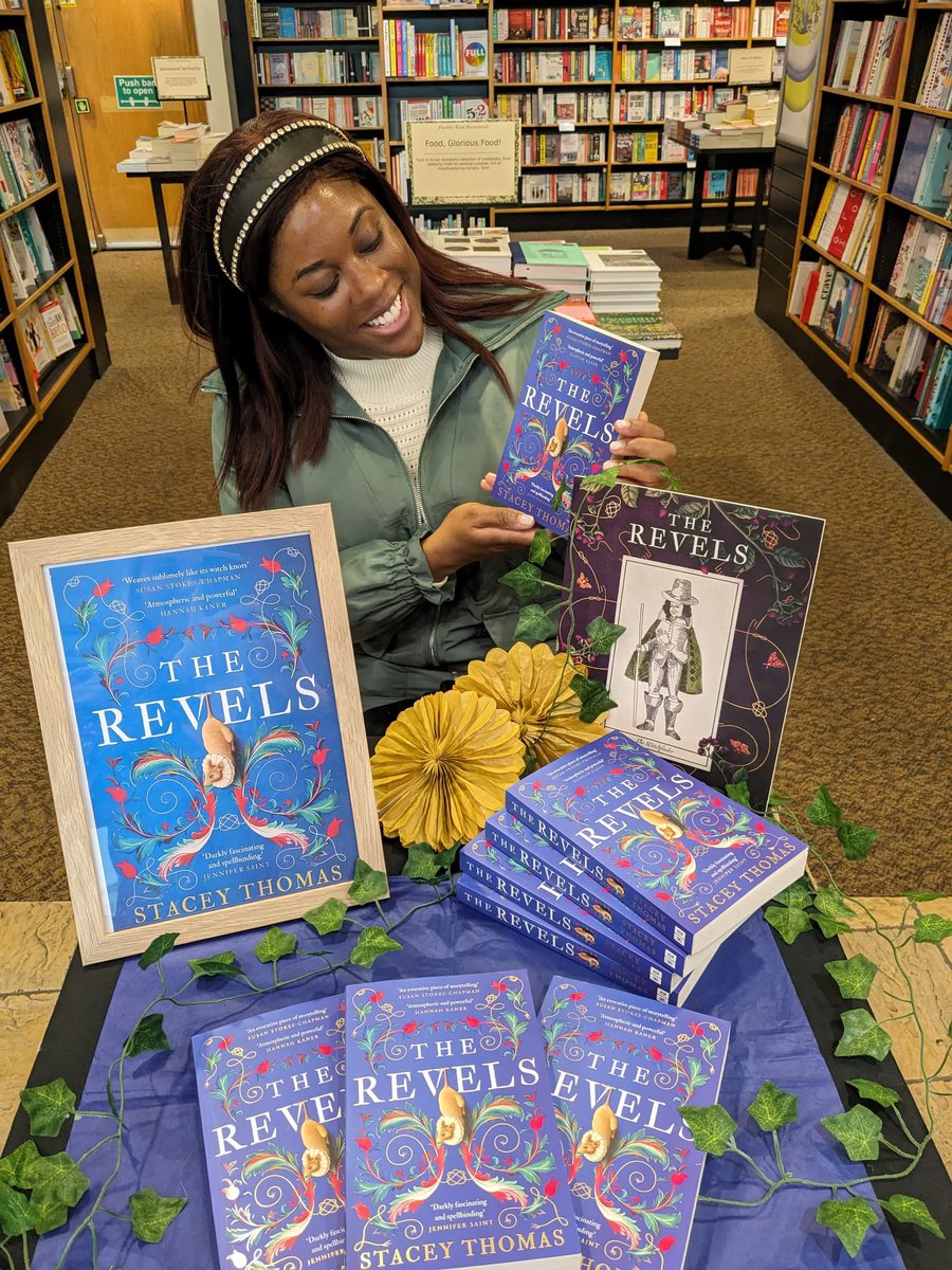 Waterstones 02 recommends #TheRevels! 🥰 Thank you @LiteraryVegan for championing my debut! I'm so grateful for your support and over the moon to have my own table in store! 💜 Thank you for the proofs and book recommendations! I am officially spoilt for choice this weekend!