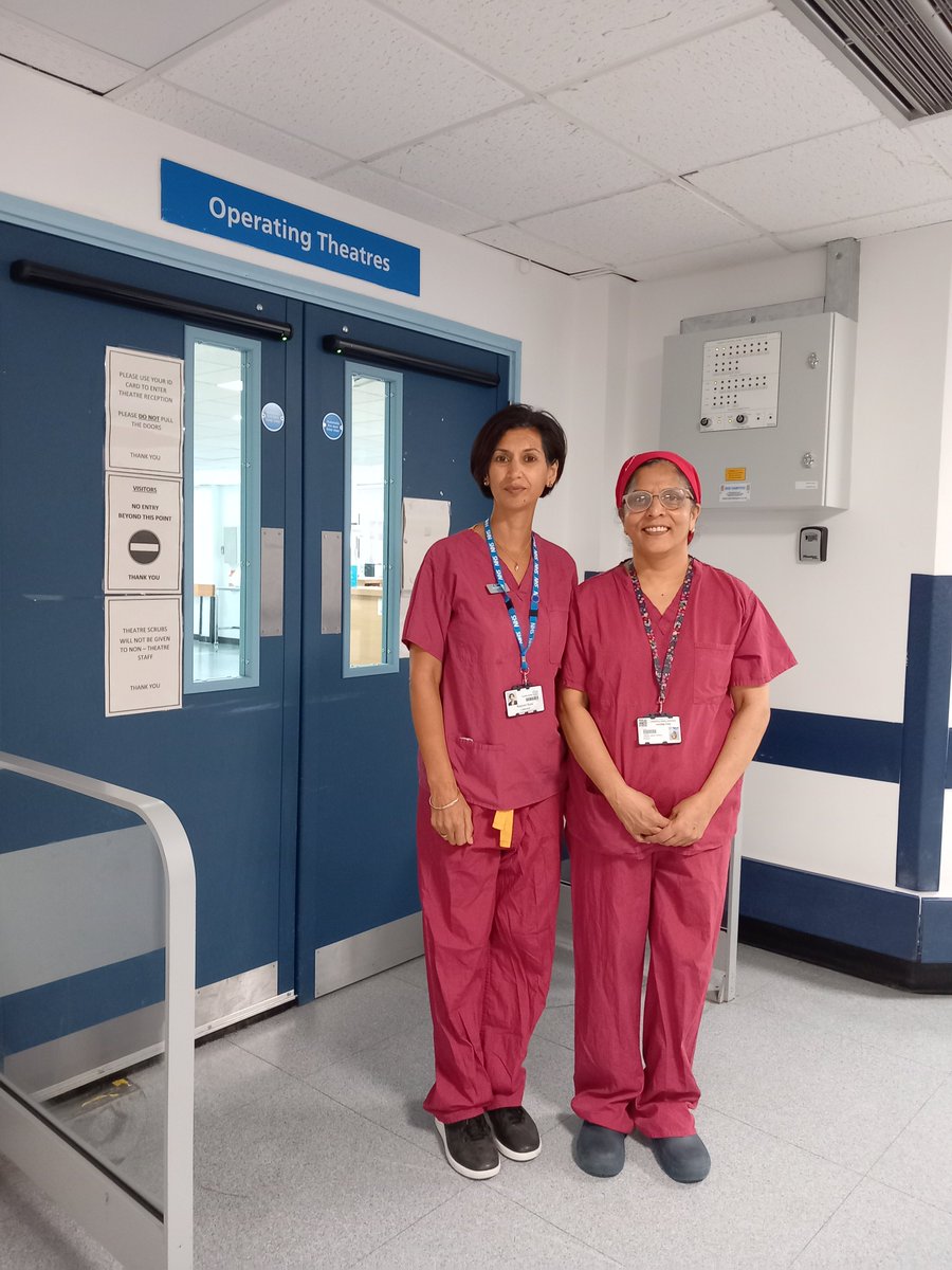 Yesterday, Rashmi Soni, Lead Allied Health Professional was taken on a tour around our theatres. Thank you to Ancy Matthews, Advanced Anaesthetic Practitioner, for showcasing the diverse and wide range of skills of our staff across the entire preoperative patient journey. #ODP