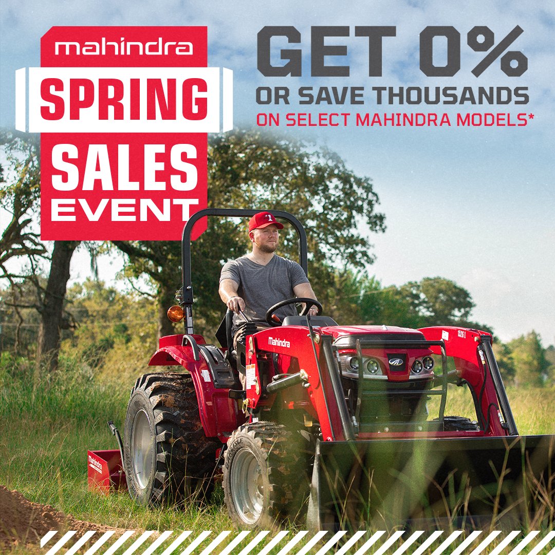 The total solar eclipse of 2024 is almost here…why not watch from one of these Mahindra dealers that are located in the path? Find yours at MahindraUSA.com and while you're there, check out our new offers. #MahindraTractors #MahindraTough