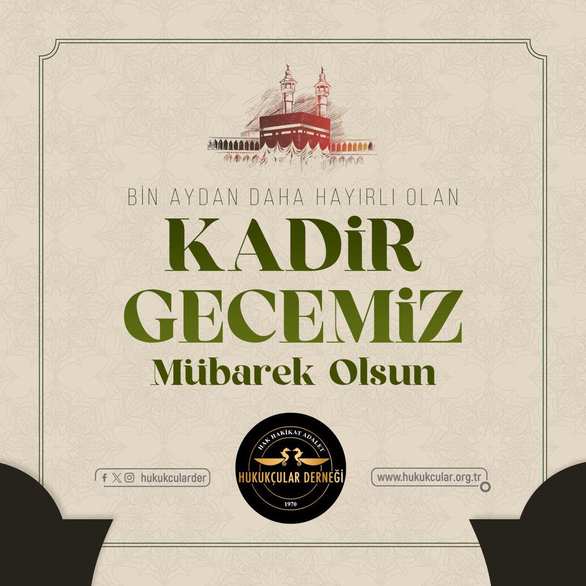 Kadir Gecesi , tüm islam alemine hayırlar vesilesi olsun. Filistin'in, Gazze'nin ve Mescid-i Aksa'nın özgürlüğüne müjdeci olsun.#KadirGecemiz