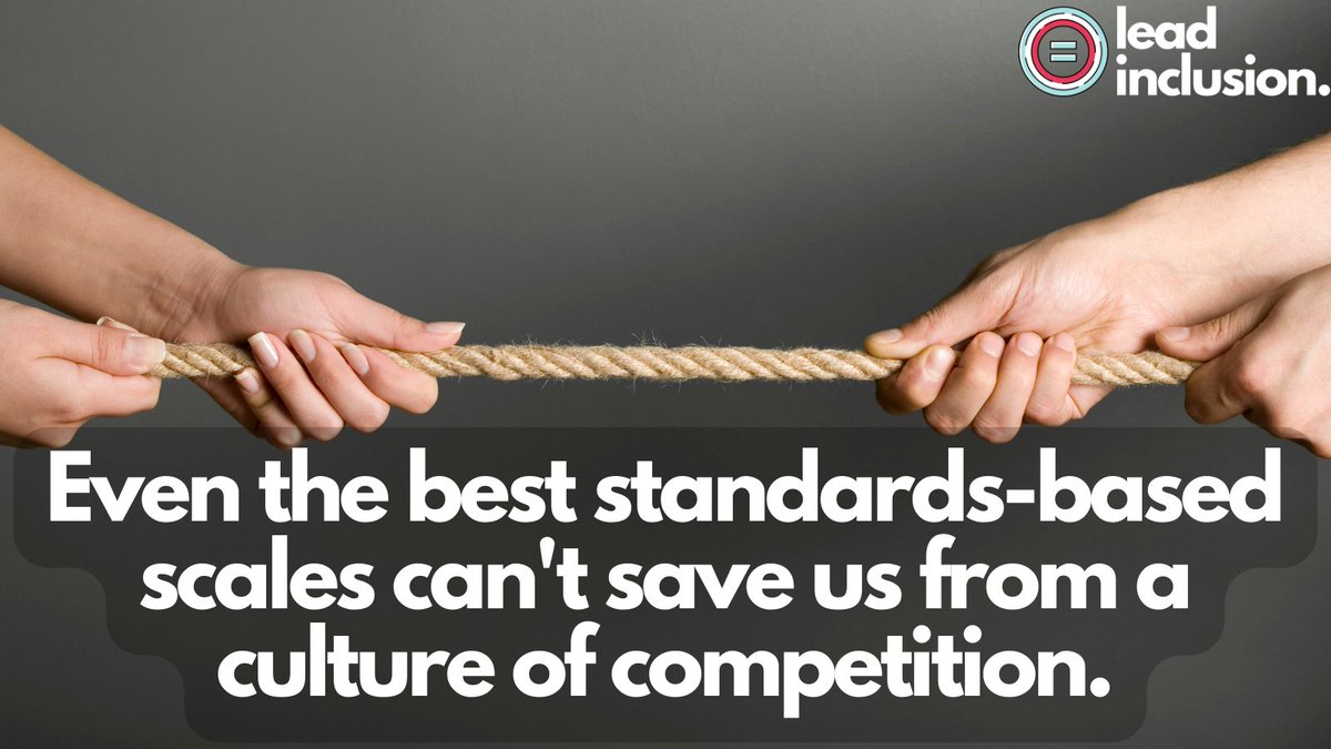 📈 Even the best standards-based scales can't save us from a culture of competition. Reform in classroom assessment comes before grading reform. 🌟 #LeadInclusion #EDchat #EDtech #SpedChat #SBLchat #ATAssessment #TG2chat #TeacherTwitter