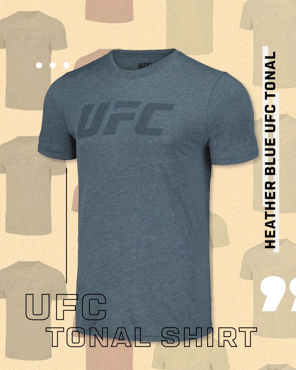 16 different classic colors and styles. The UFC Tonal Collection. Get yours - link in bio ⛓ 🔗 Featured Product: Men's Heather Blue UFC Tonal T-Shirt ufcstore.com/en/mens-heathe… #UFC #UFCstore