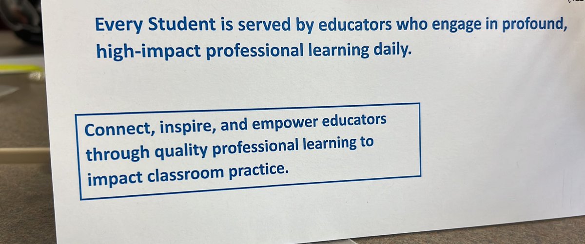 Such an important reminder. I would say every student deserves it. <a href="/Parkside_ES/">ParksideElementary</a> <a href="/LearningForward/">Learning Forward</a>