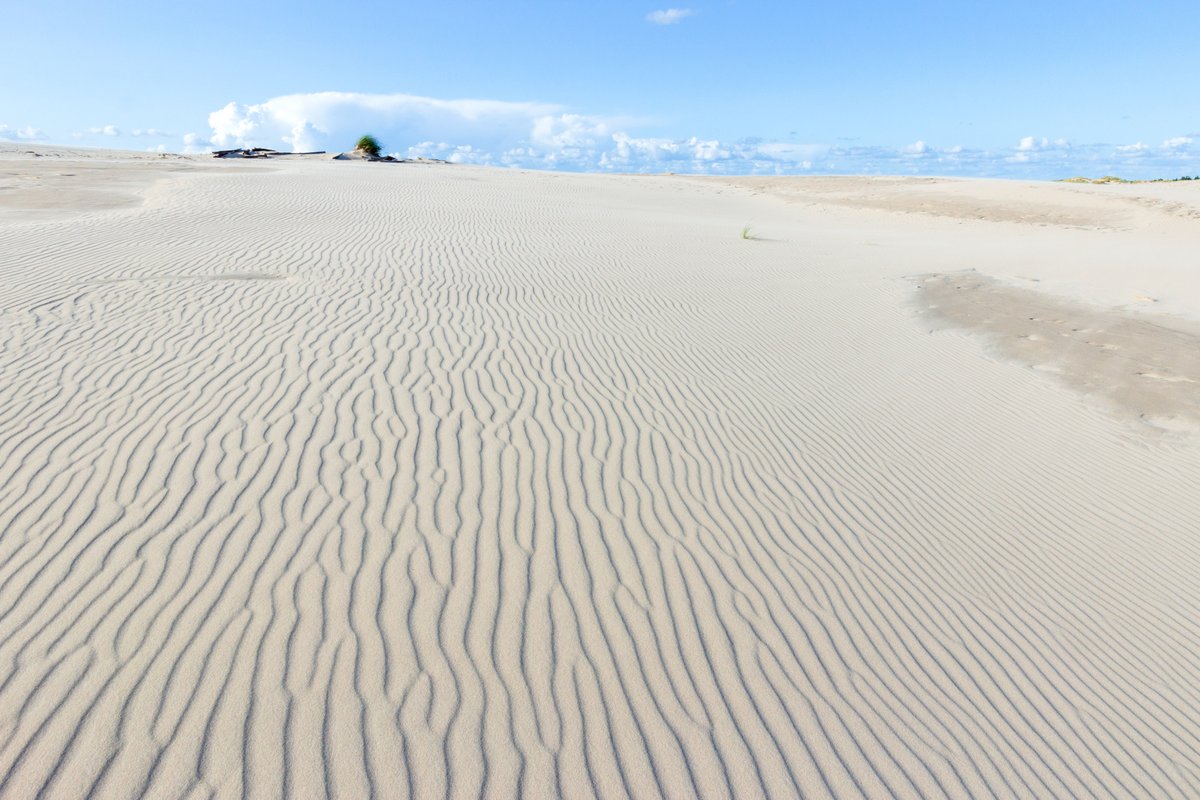 🗺️ Day trips from: Gdańsk 🏖️ Travel a couple of hours by train or car from Gdańsk to the seaside gem of Łeba on the Baltic coast. 🌅 Visit the Słowiński National Park, home to moving sand dunes and watch the sun set across 'Poland's desert'. #visitpoland