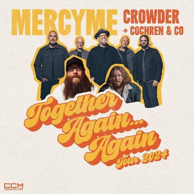 CCM Magazine (@ccmmagazine) on Twitter photo GRAMMY-nominated band <a href="/MercyMe/">MercyMe</a> has announced their fall 2024 'Together Again…Again Tour' also featuring <a href="/crowdermusic/">David Crowder</a> and <a href="/cochrenmusic/">Cochren & Co.</a>. Get the full list of 14 dates in #CCMmag HERE: buff.ly/3vkG0B5 GRAMMY-nominated band <a href="/MercyMe/">MercyMe</a> has announced their fall 2024 'Together Again…Again Tour' also featuring <a href="/crowdermusic/">David Crowder</a> and <a href="/cochrenmusic/">Cochren & Co.</a>. Get the full list of 14 dates in #CCMmag HERE: buff.ly/3vkG0B5