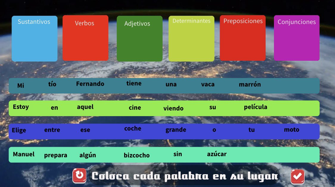 A unas horas de la #Edujornada comparto genially súper vitaminado con extensiones de <a href="/sandboxeduca/">Sandbox Educación</a> para trabajar Categorías Gramaticales y Análisis Morfológico. Agradecido a <a href="/dacilgonz/">Sita Dácil</a> por una de sus plantillas.

view.genial.ly/65ed7721ce0a13…