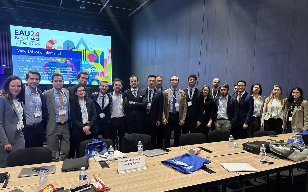 Live YAU RCC #Brainstorming at #EAU24 Paris! 🧠 

<a href="/eau_yuo/">EAU Young Urologists</a> <a href="/Ric_Campi/">Riccardo Campi</a> <a href="/RicBertolo/">𝙍𝙞𝙘𝙘𝙖𝙧𝙙𝙤 𝘽𝙚𝙧𝙩𝙤𝙡𝙤 MD PhD</a> <a href="/danieleamparore/">Daniele Amparore</a> <a href="/PandolfoSD/">Savio Domenico Pandolfo</a> <a href="/wuzhenjie17/">Zhenjie Wu, MD, PhD</a> <a href="/LeoBorregalesMD/">Leonardo D. Borregales, MD</a> <a href="/Nicp85Pavan/">Nicola Pavan</a> <a href="/Selcuk__Erdem/">Selcuk Erdem</a> <a href="/CPalumbo87/">Carlotta Palumbo</a> <a href="/GiulioFrancoli1/">Giulio Francolini</a> <a href="/marchionimic/">Michele Marchioni</a> <a href="/hannahrwarren/">Hannah Warren</a>