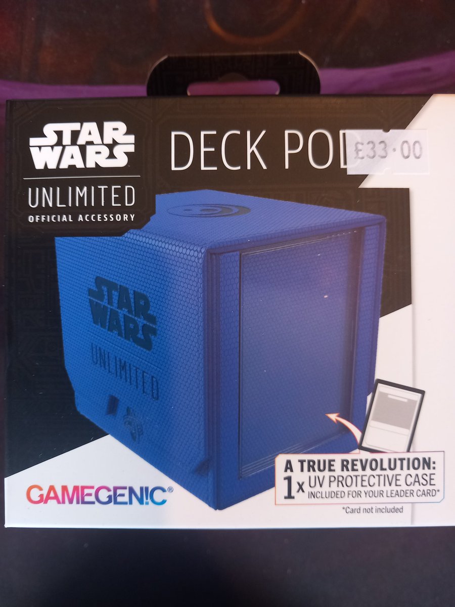 New in from Gamegenic this week are Deck Pods for Starwars Unlimited.