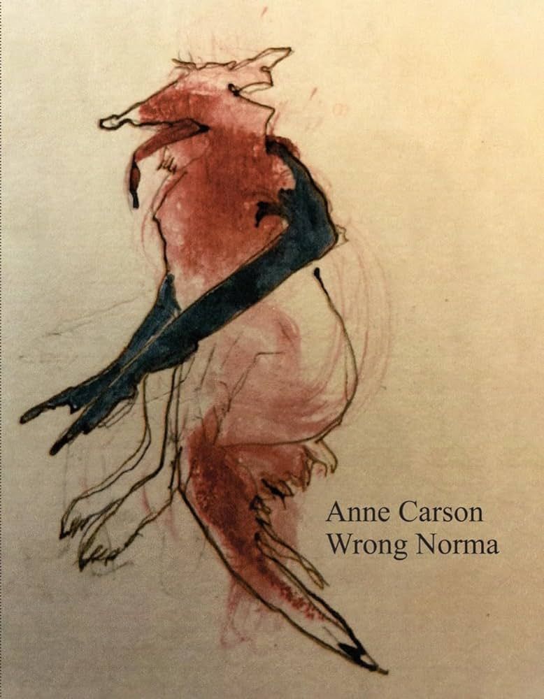 April means... #NewBooks! Browse our list (or the library's #bookshelves and #librarystacks( for your next read or #bookpile. 📖 'Wrong Norma' by Anne Carson | @NewDirections Click here (save the link) for more #monthlybooks 📚 : buff.ly/4cKewp3