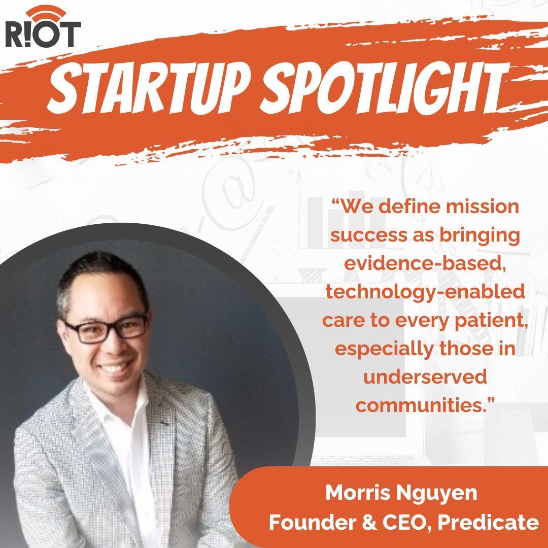 Meet Morris Nguyen, Founder & CEO of Predicate—a health data company revolutionizing early disease detection. With wearable biosensors and NLP, Predicate's OpenDx platform swiftly identifies critical illnesses. buff.ly/3VL4e1U #HealthTech #Startup